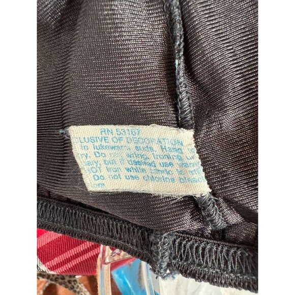 Vintage Vanity Fair Black Half Slip Size Small With Lace Trim & Elastic Waist - Picture 4 of 16